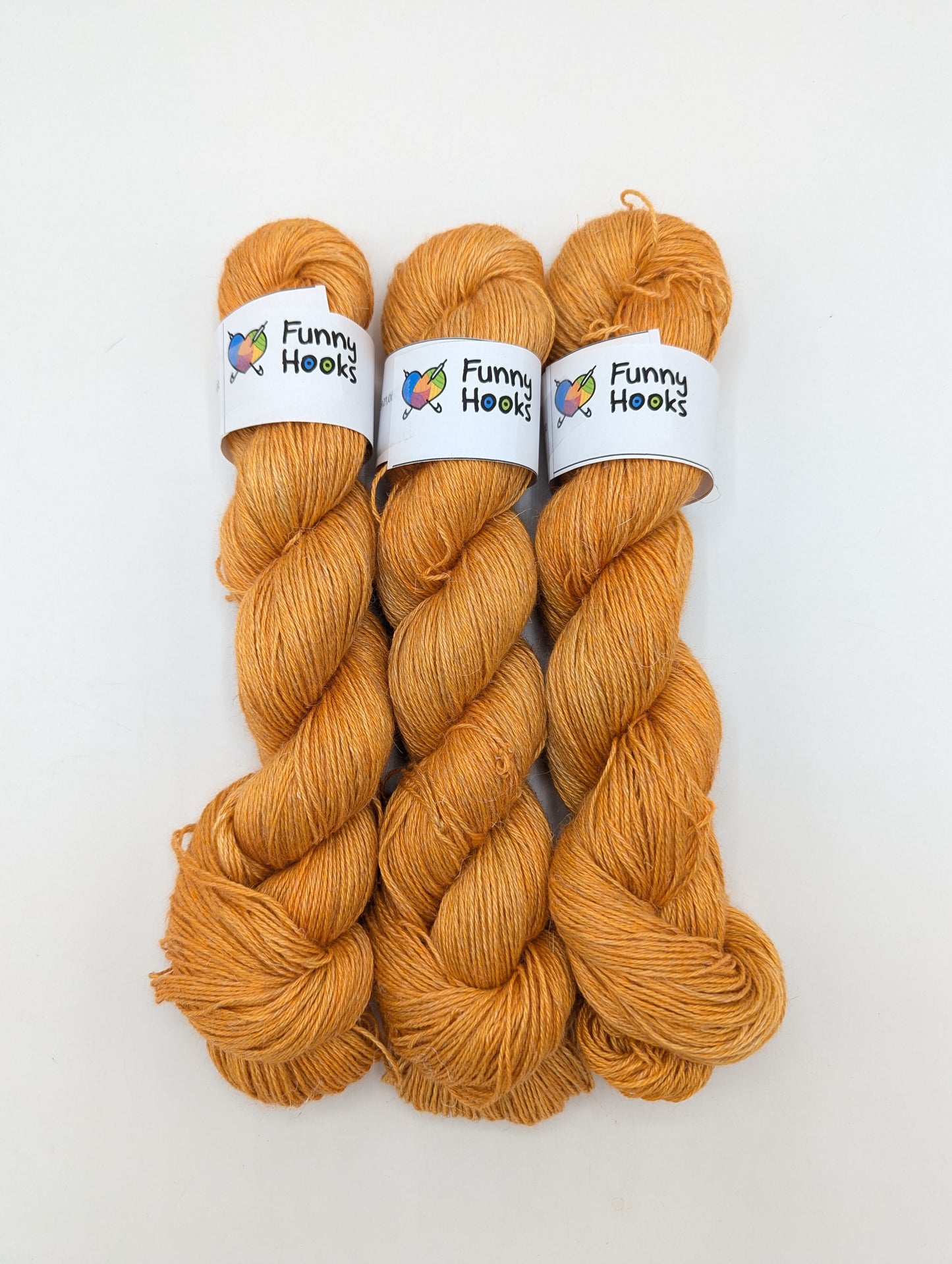 Babyalpaca/Leinen/Seide orange