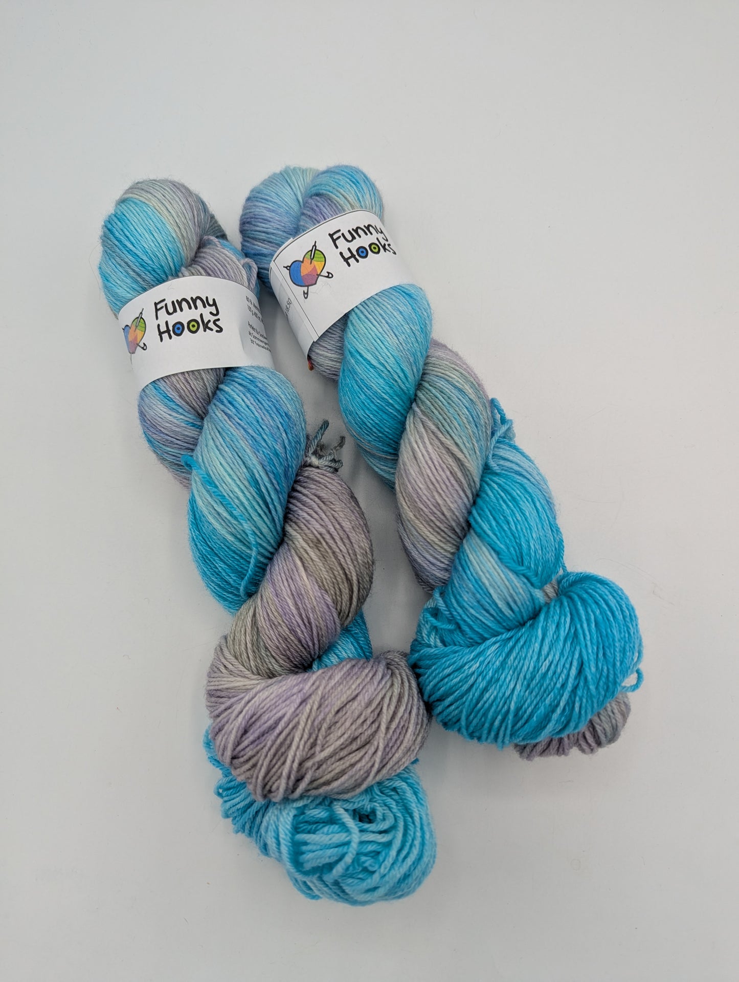 Merino/Bambus - handgefärbte Stränge Candy