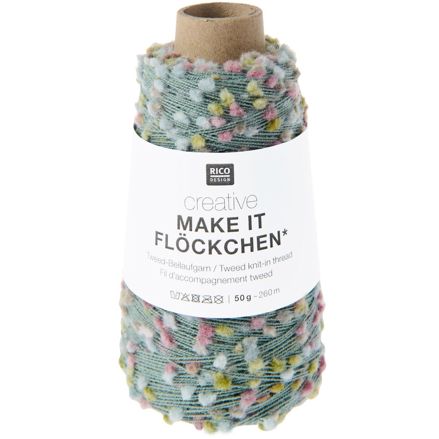 Rico Creative Make it Flöckchen | Effektgarn & Beilaufgarn