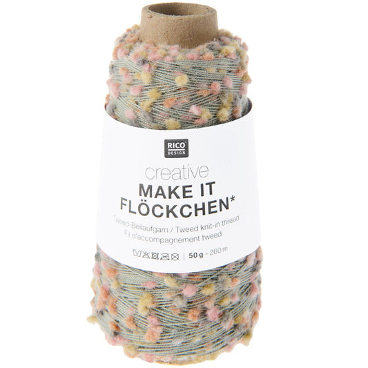 Rico Creative Make it Flöckchen | Effektgarn & Beilaufgarn