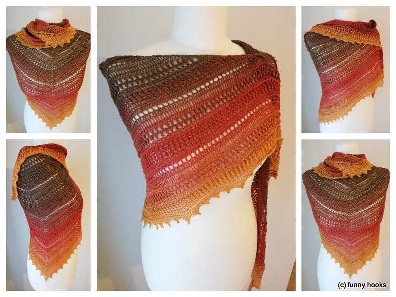 Winterday - fertiges Tuch aus 100 % Leinen UNIKAT