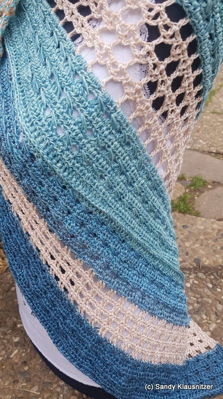 Hollywood - asymmetrisches Dreieckstuch - Englisch