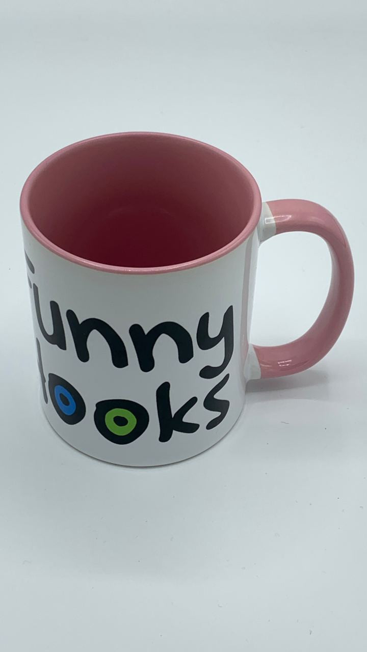 Funny Hooks Tasse einzeln - rosa