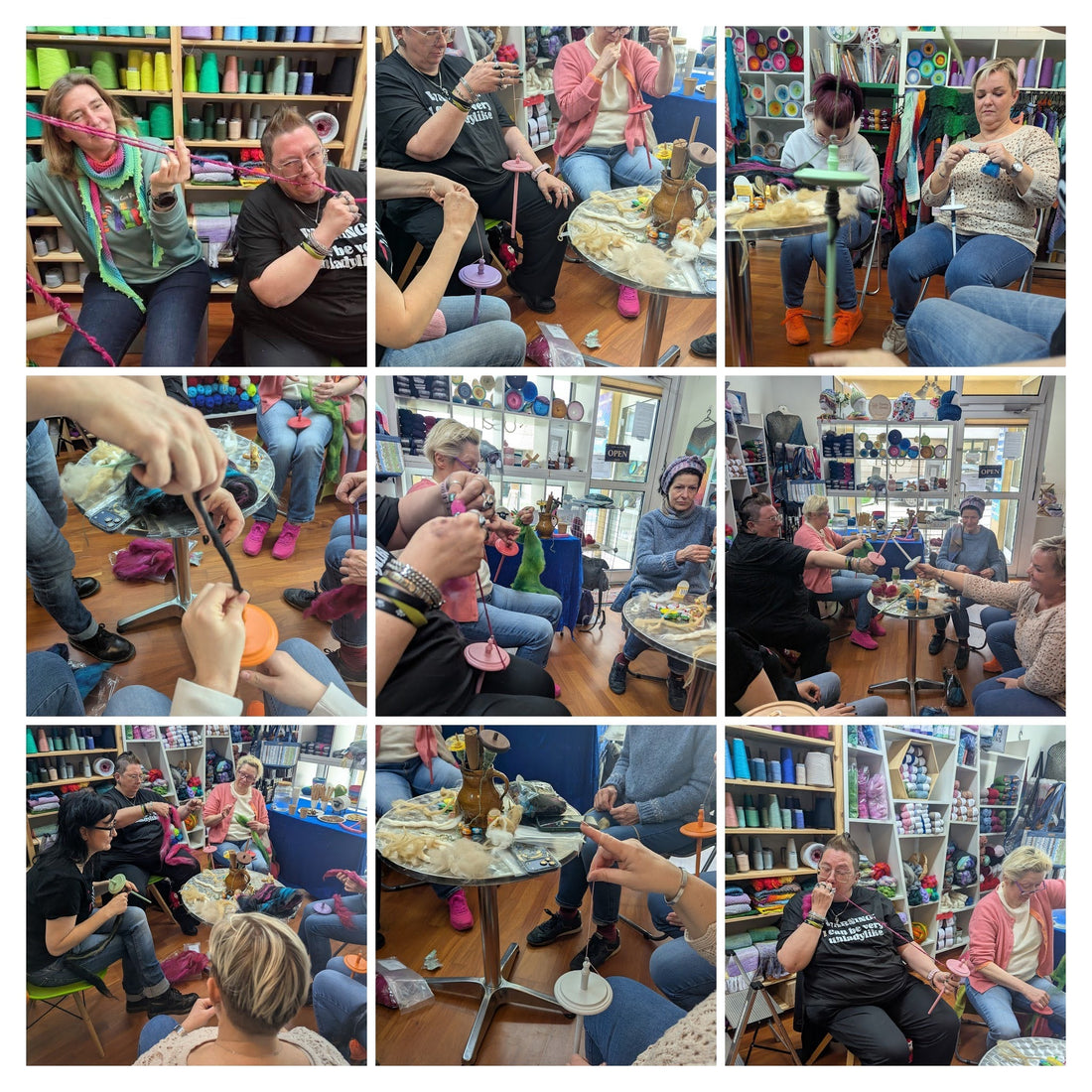 Rückblick auf den 2. Handspindelkurs mit Sonja