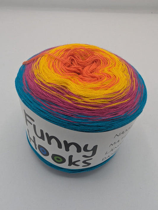 Crazy Croco- Bobbel to Go 1050 m, 3-fädig