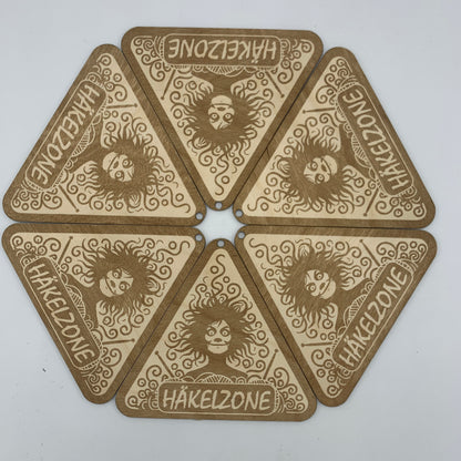 Häkelzone - Türschild