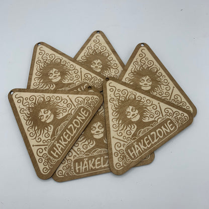 Häkelzone - Türschild