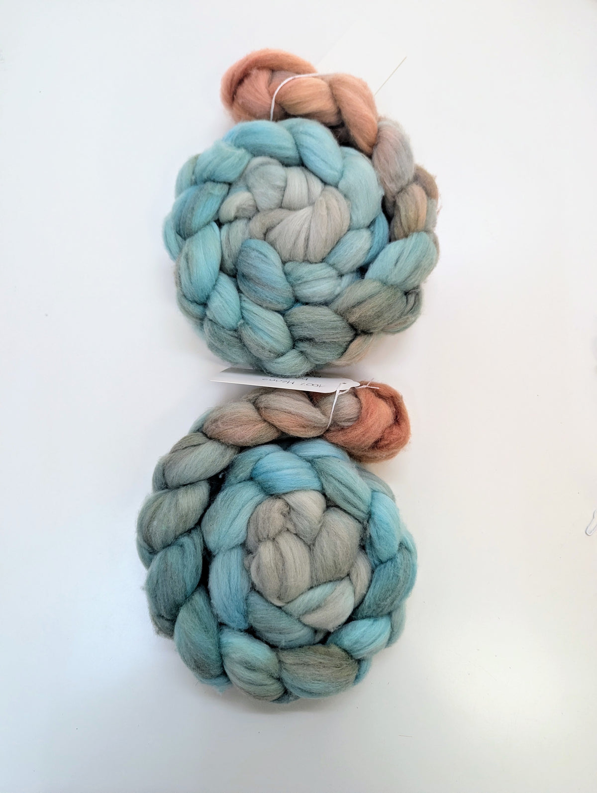 100 % Merino extra fein - handgefärbt- 19 mic