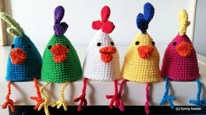crazy funny chicks- digitale Häkelanleitung