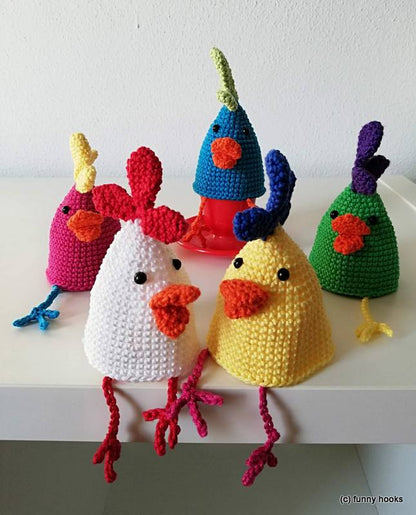 crazy funny chicks- digitale Häkelanleitung
