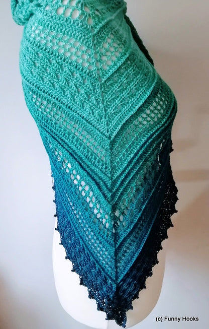 Algust - fertiges Tuch - Unikat