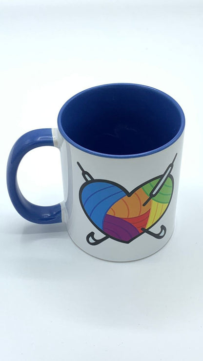 Funny Hooks Tasse einzeln - blau