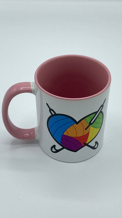 Funny Hooks Tasse einzeln - rosa