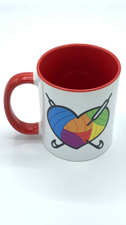 Funny Hooks Tasse einzeln - rot
