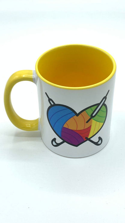 Funny Hooks Tasse einzeln - gelb