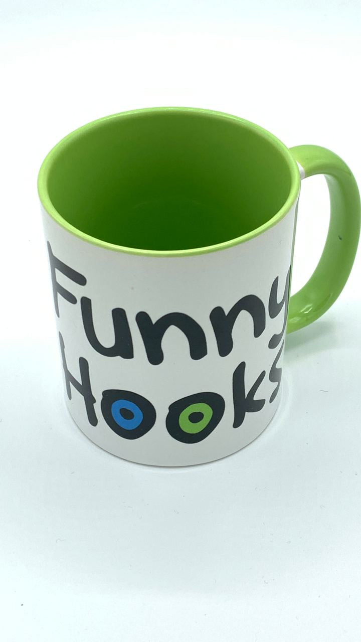 Derzeit Ausverkauft Funny Hooks Tasse einzeln - grün