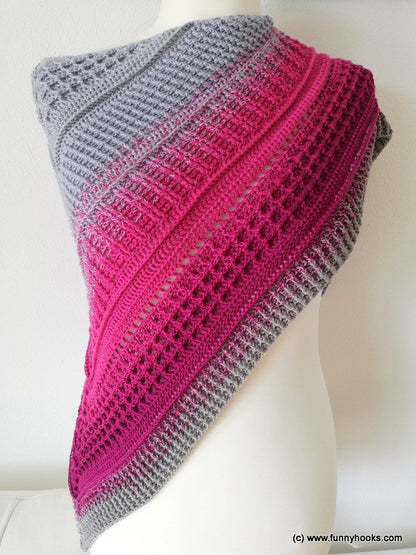 lovely winter shawl   -  ebook