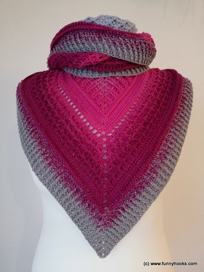 lovely winter shawl   -  ebook