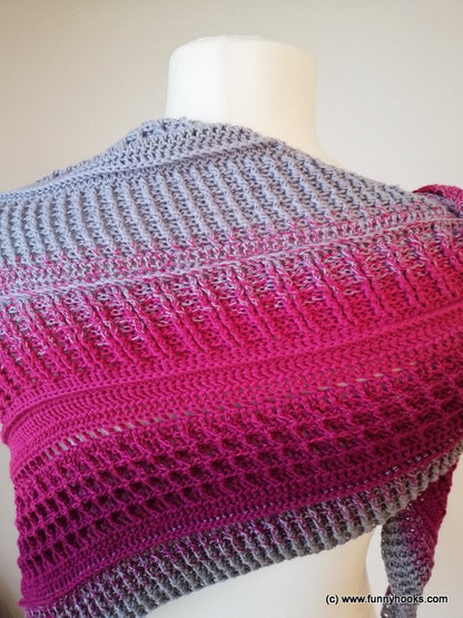 lovely winter shawl   -  ebook