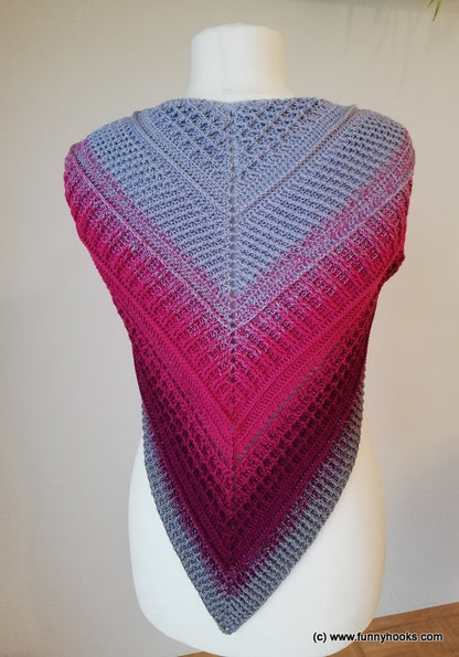 lovely winter shawl   -  ebook